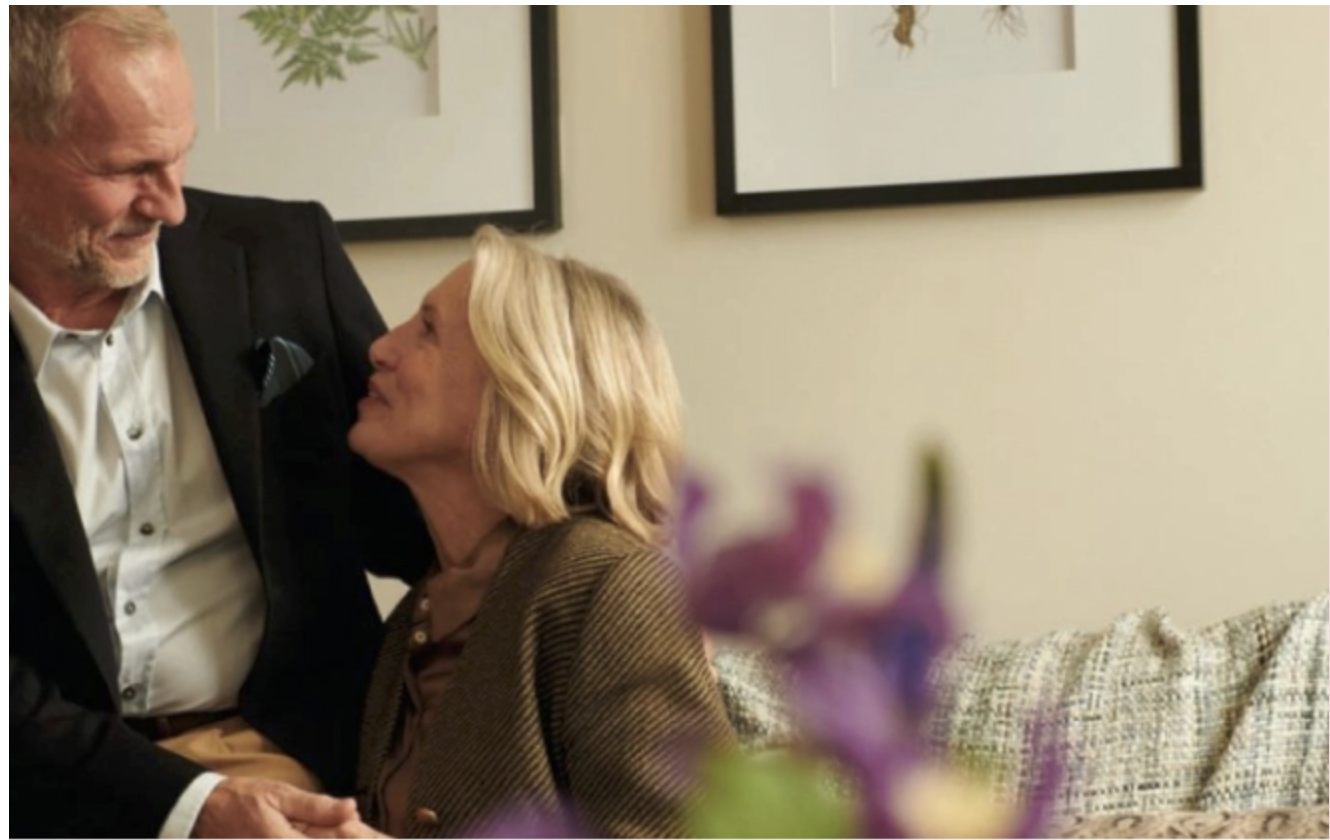 Caregiver supporting a senior at home